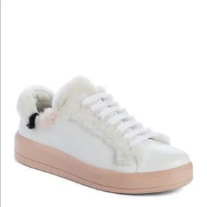 Prada Shearling trimmed shoes